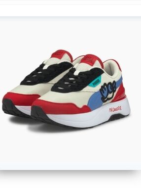 🆕️👟PUMA Mr. Doodle x Cruise Rider 'Eggnog Ultramarine 'Women's, Sz 7